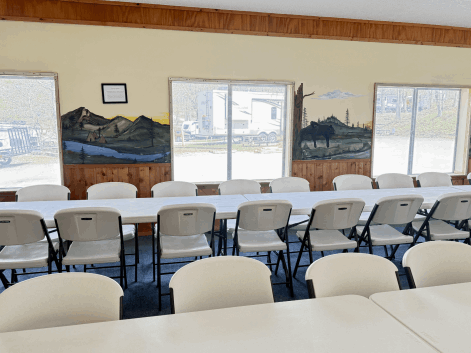 Clubhouse for campground-hosted events